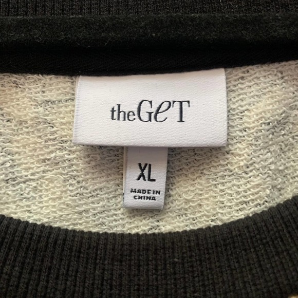 THE GET Black &‎ Tan Animal Print Sweatshirt Dress - Picture 8 of 9